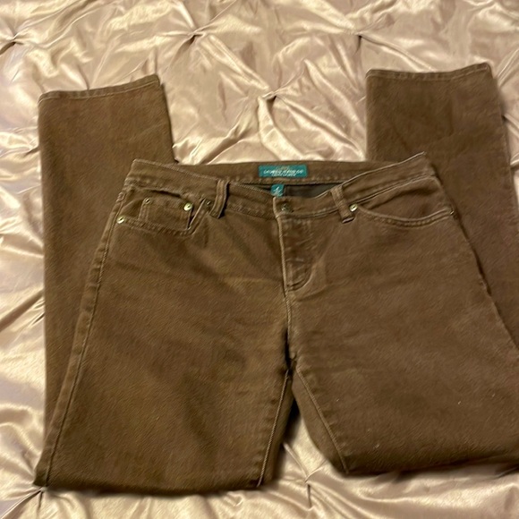 Ralph Lauren, Chocolate Brown Jeans size 8 - Picture 1 of 4